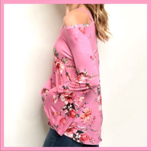 🌸FLORAL🌸BELL SLEEVE TOP-NEW - Picture 2 of 7